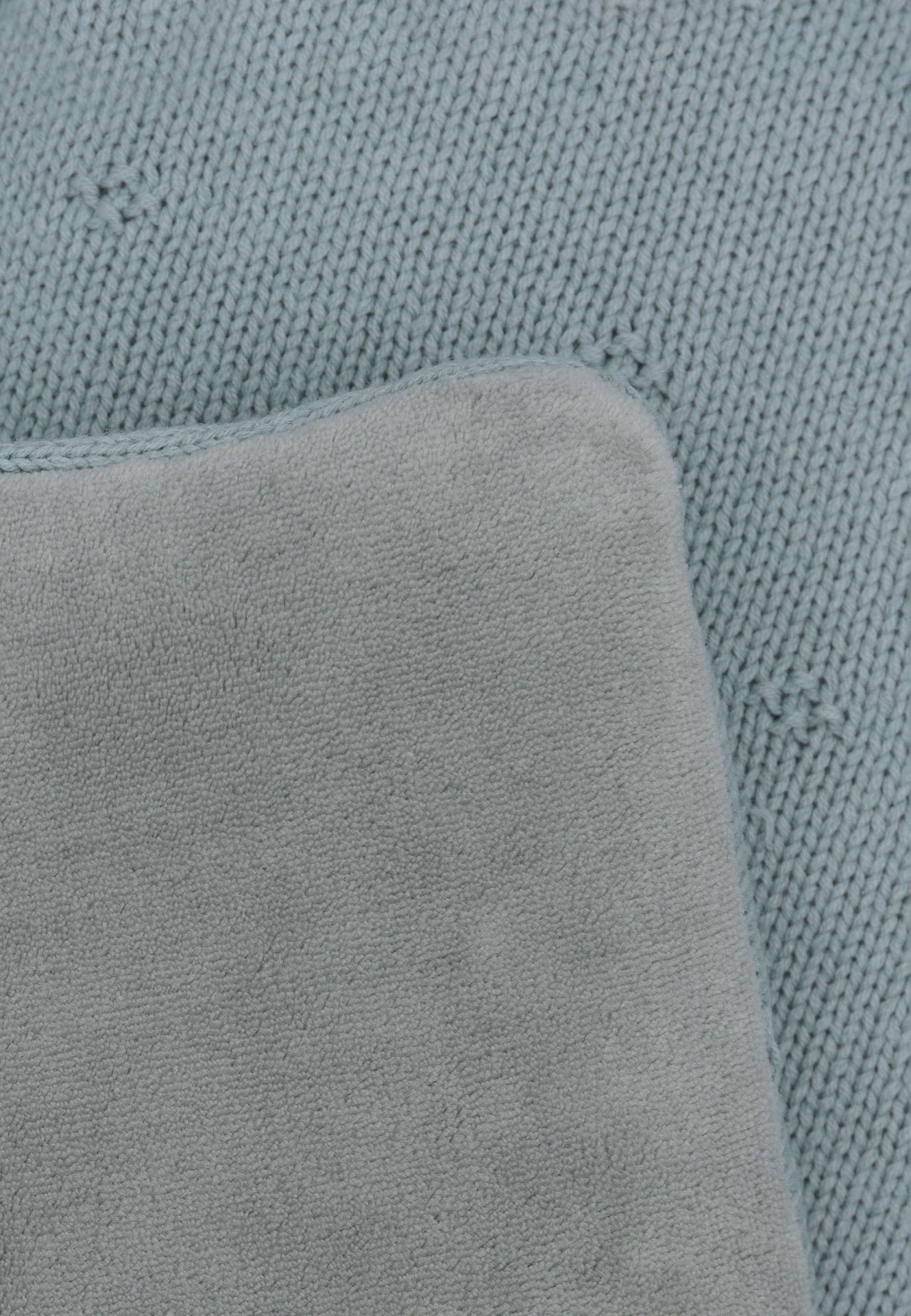 Jollein Tapis pour parc Cosy Knit Sea Green Lg 75 x L 95 cm