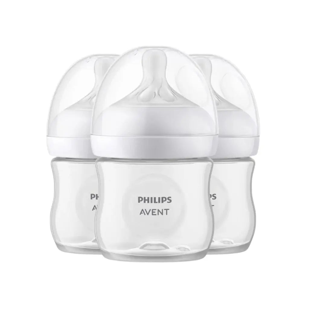 Philips AVENT Zuigfles Natural Response transparant 125 ml - 3 stuks