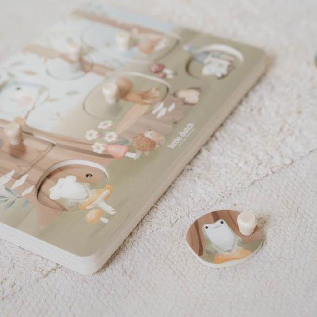 Little Dutch Geluidenpuzzel Forest Friends