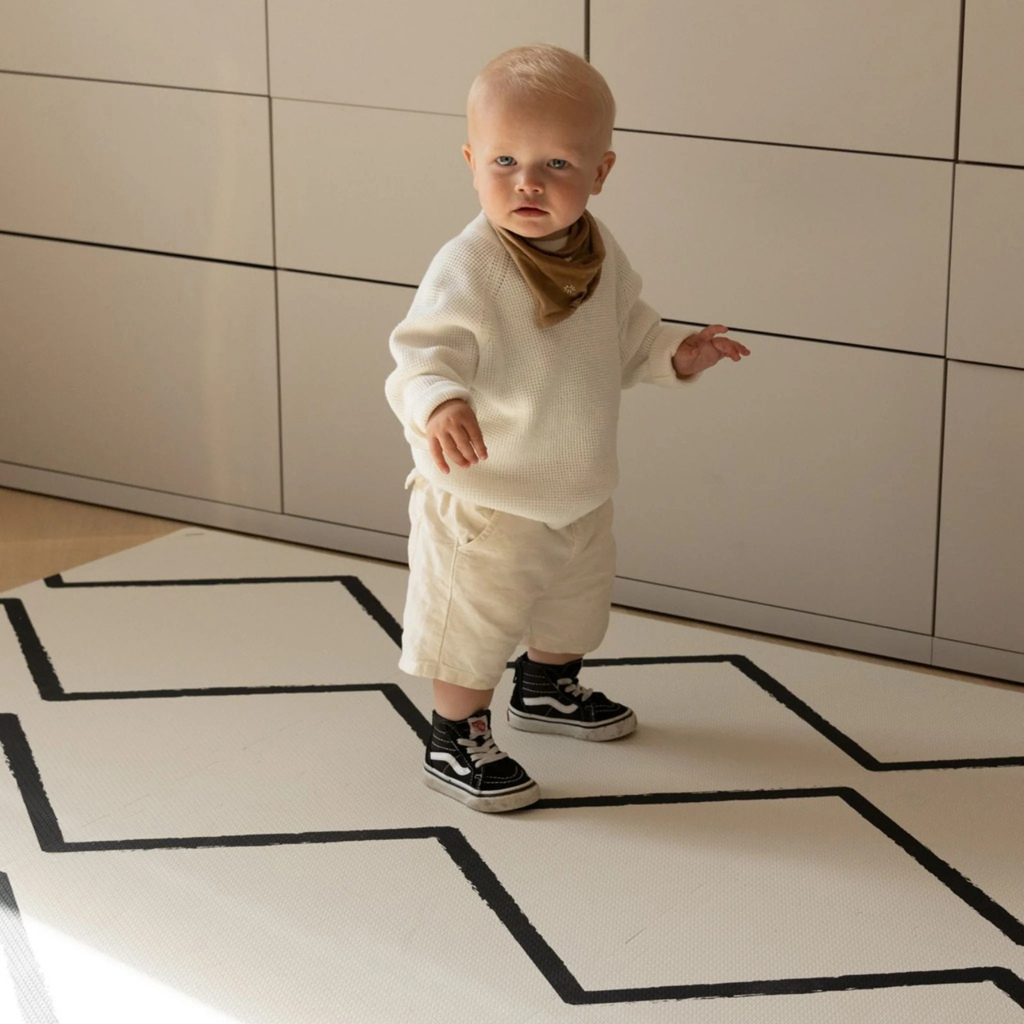 Eeveve Tapis-puzzle Beni Ecru