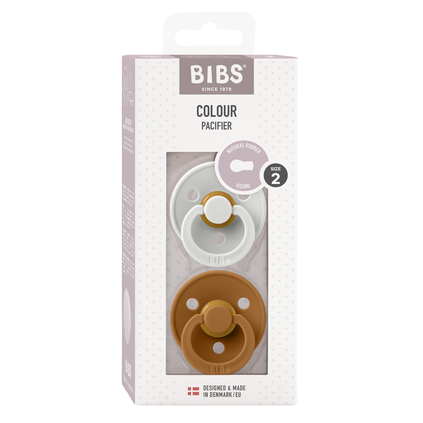 Bibs Fopspeen 6 - 12 maanden Haze/Caramel - 2 stuks