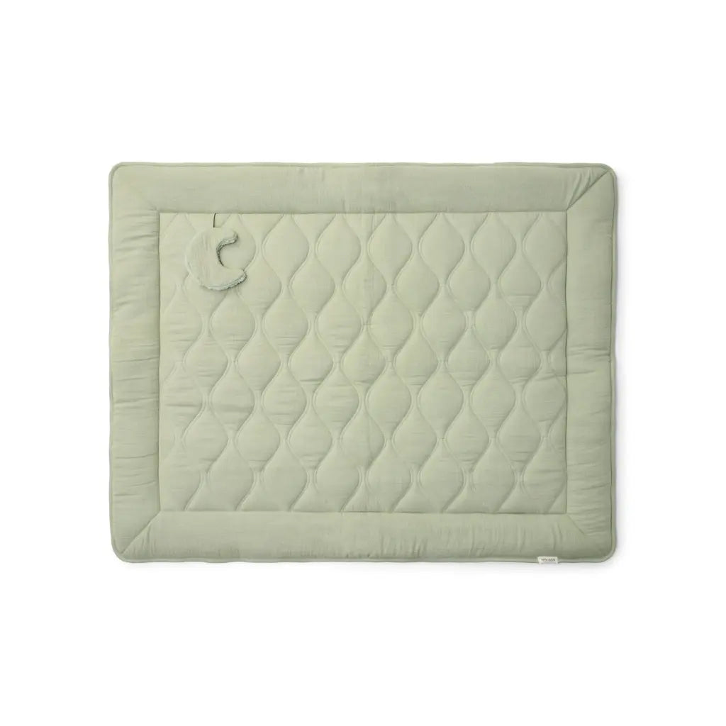Little Dutch Tapis de parc mousseline/quilted Pure Sage