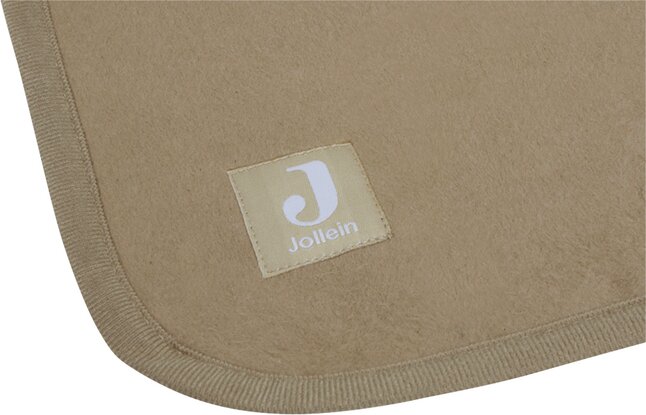 Jollein Couverture pour lit Basic Knit Biscuit
