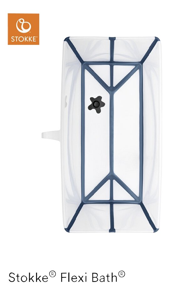 Stokke® Baignoire Flexi Bath® Transparent Blue