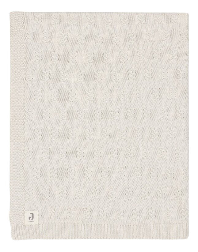 Jollein Couverture pour berceau ou parc Grain Knit Oatmeal