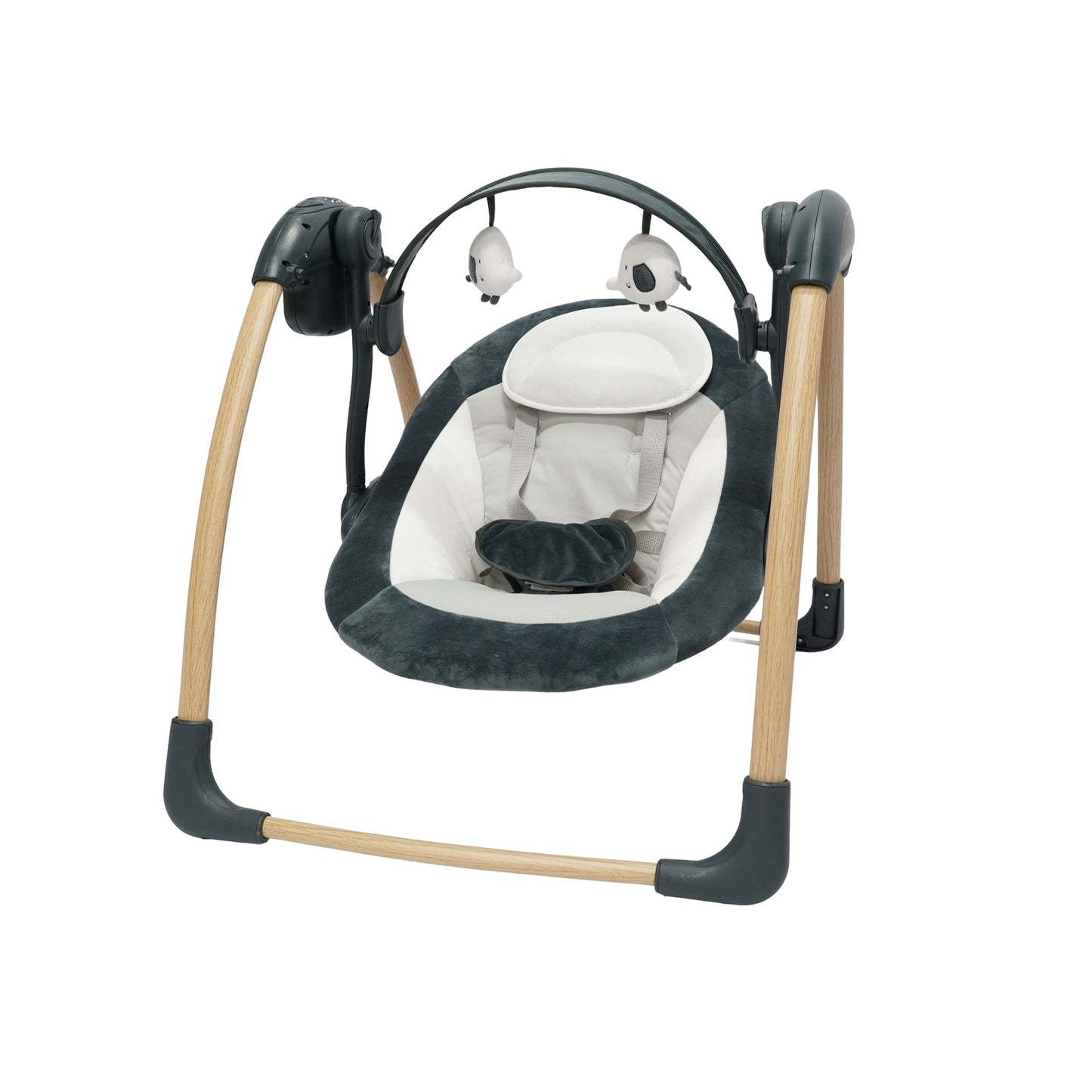 Bo Jungle Balancelle pour bébé B-Portable Dolphy Shady Grey