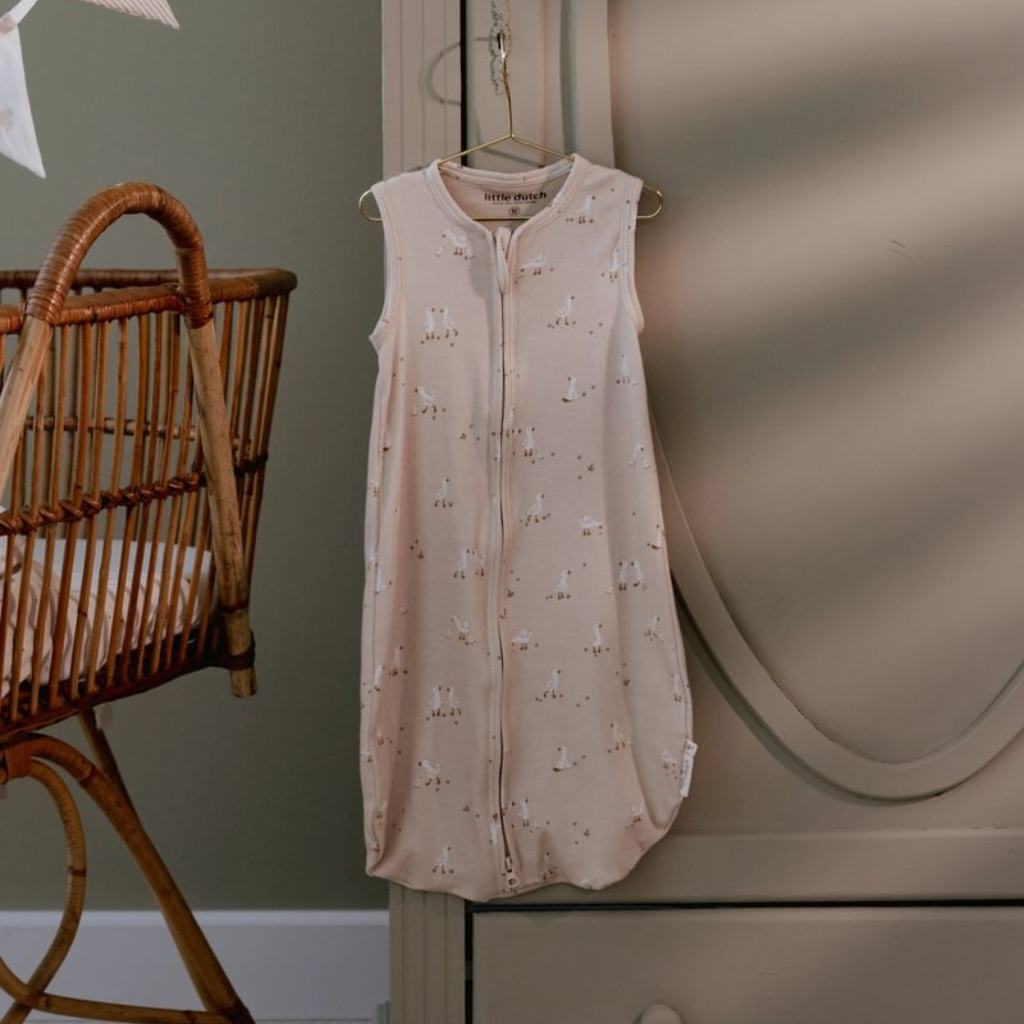 Little Dutch Sac de couchage d'été Little Goose beige 60 cm