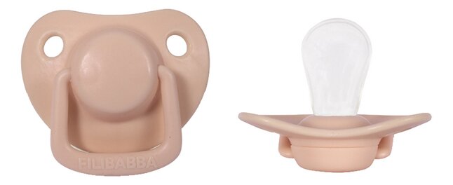 Filibabba Sucette 0 - 6 mois Peach - 2 pièces