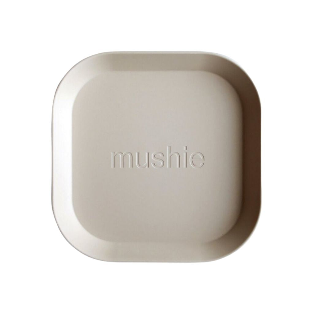 Mushie Assiette Ivory - 2 pièces