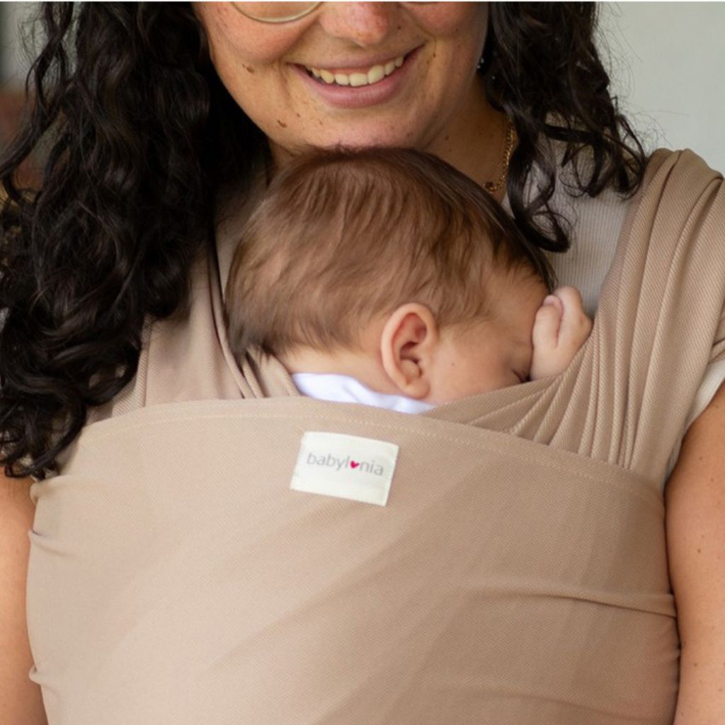 Babylonia Écharpe porte-bébé Tricot-Slen Cool nougat