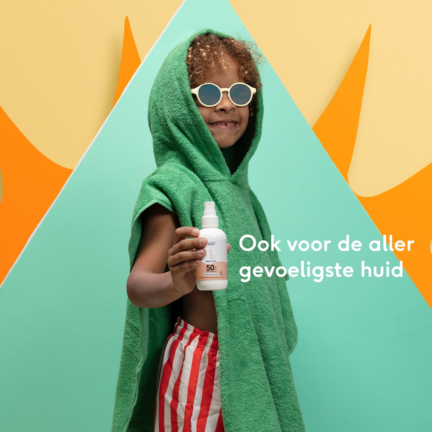 Naif Spray de protection solaire SPF 5 Baby & Kids % parfum 1 ml