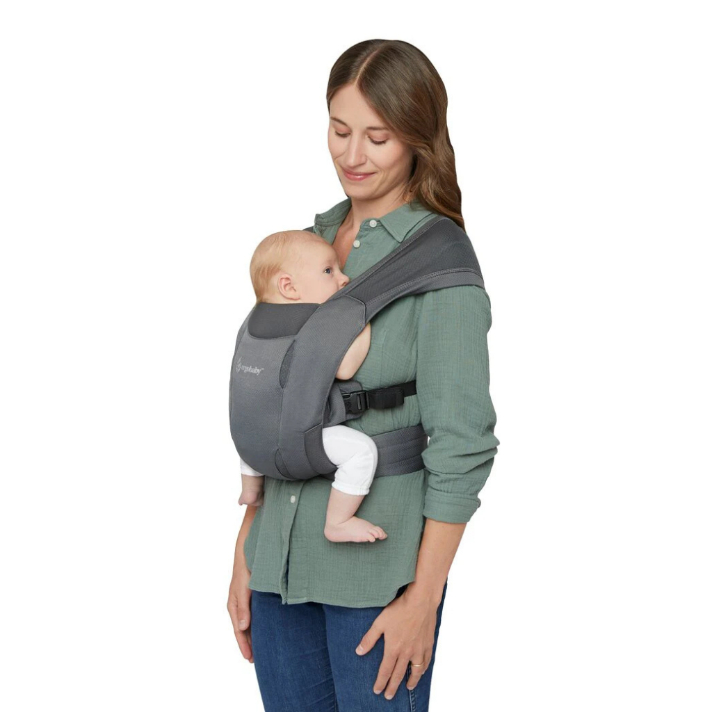 ERGObaby Porte-bébé ventral Embrace Washed Black