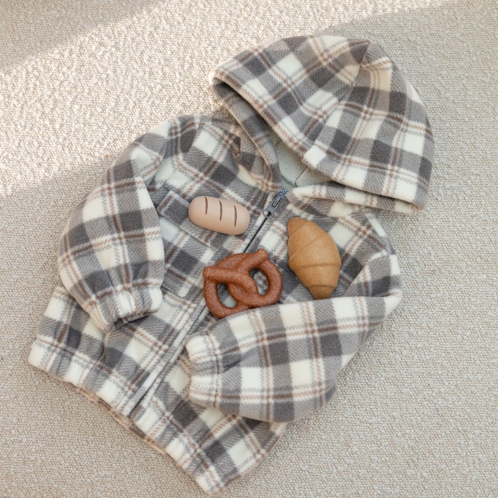 Dirkje Jas ruit Offwhite jongen