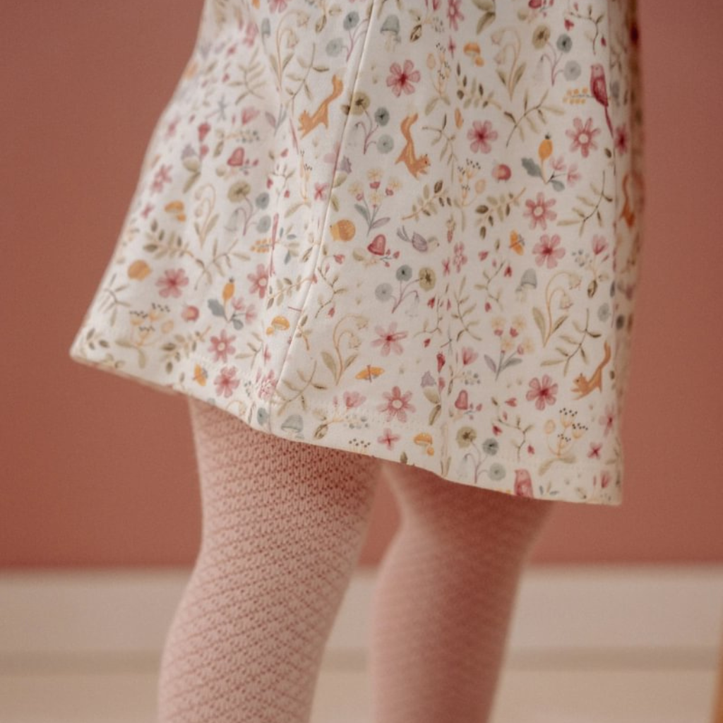 Little Dutch Robe à manches longues Fairy Garden rose