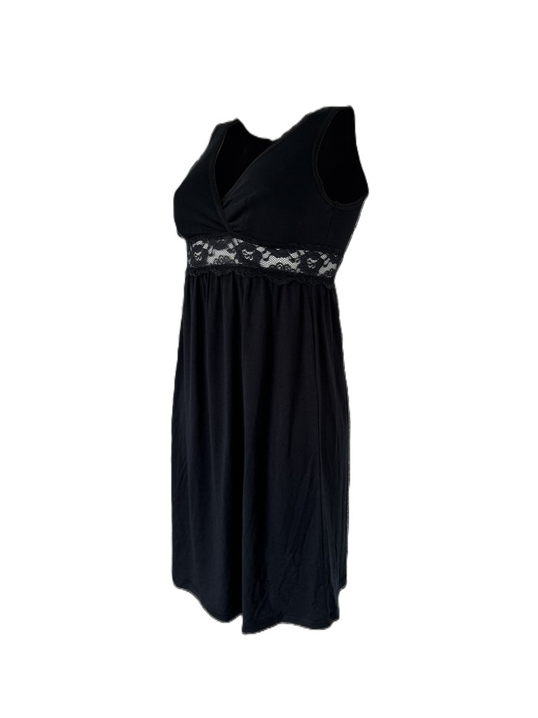 Carriwell Robe de nuit de maternite et d'allaitement noir