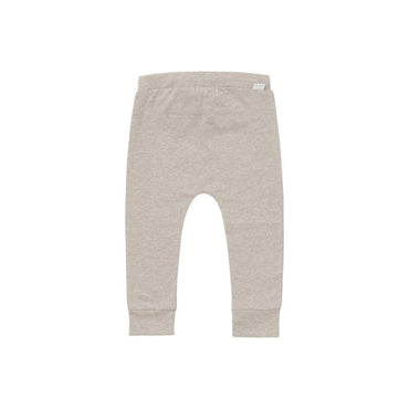 Broekje katoen met koord, Jersey loose Melissa, m 44, Taupe Melange, noppies uniseks