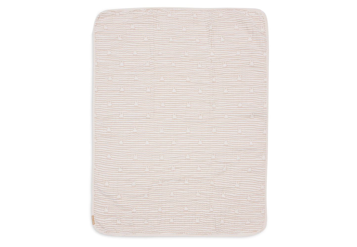 Jollein Couverture pour berceau ou parc Hydrophile Miffy Stripe Biscuit