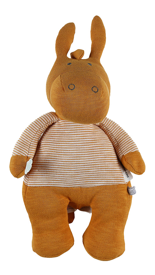 Noukie's Peluche Paco. Nouky & Lola - Paco 4 cm ocre