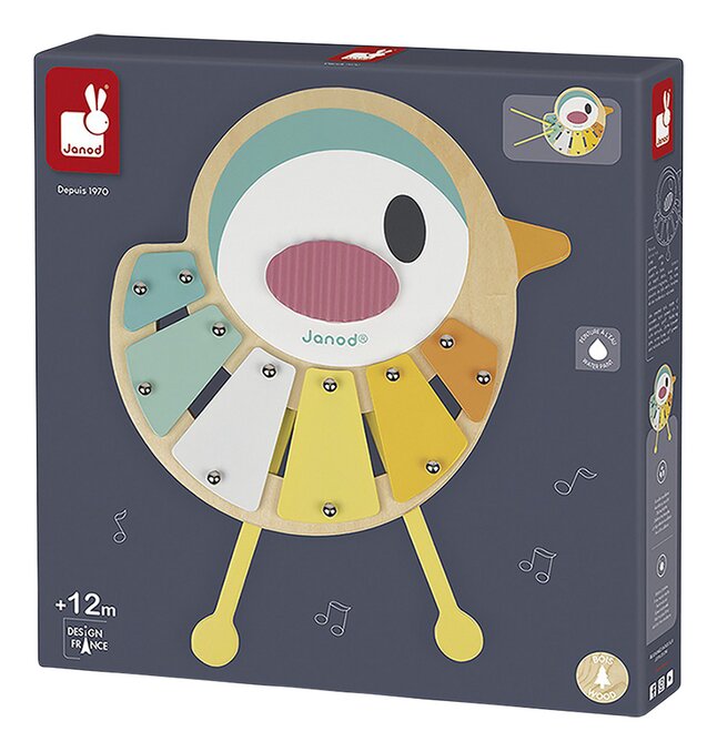 Janod Xylofoon Vogel Pure