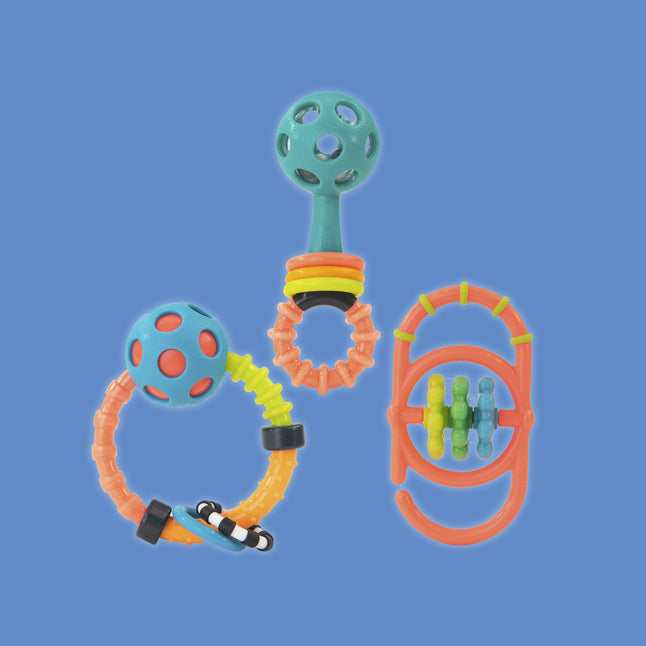 Sassy Hochet My First Rattles - 3 pièces
