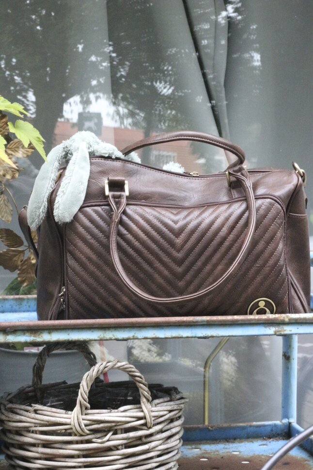 Isoki Sac à langer Double Zip Chocolate