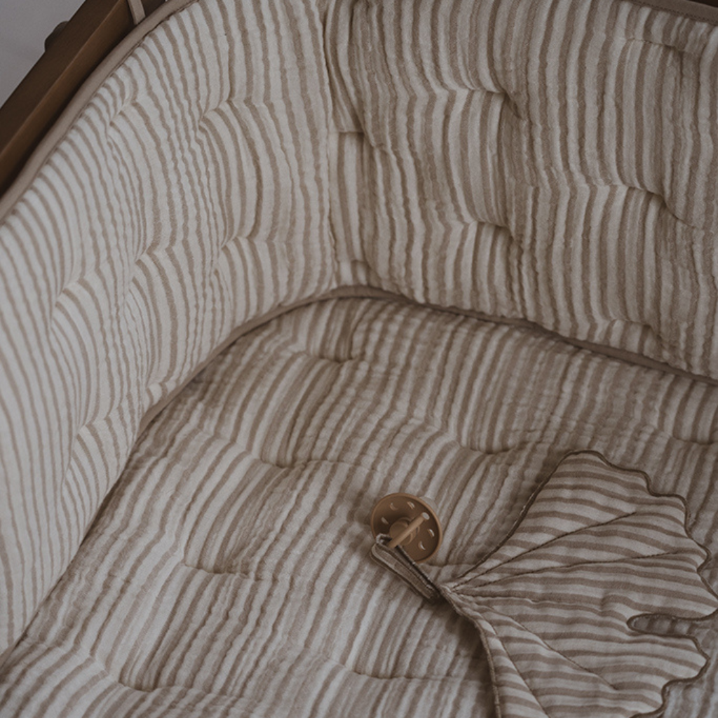 bed/park omtrek musin 172x26cm NATURAL STRIPES