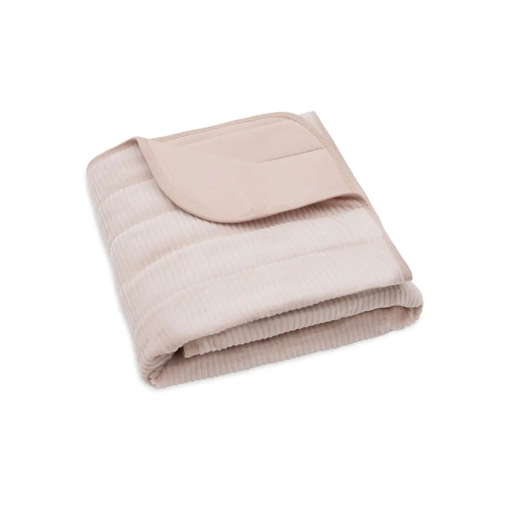 Jollein Deken voor wieg Velvet Rib Wild Rose 75 x 100 cm