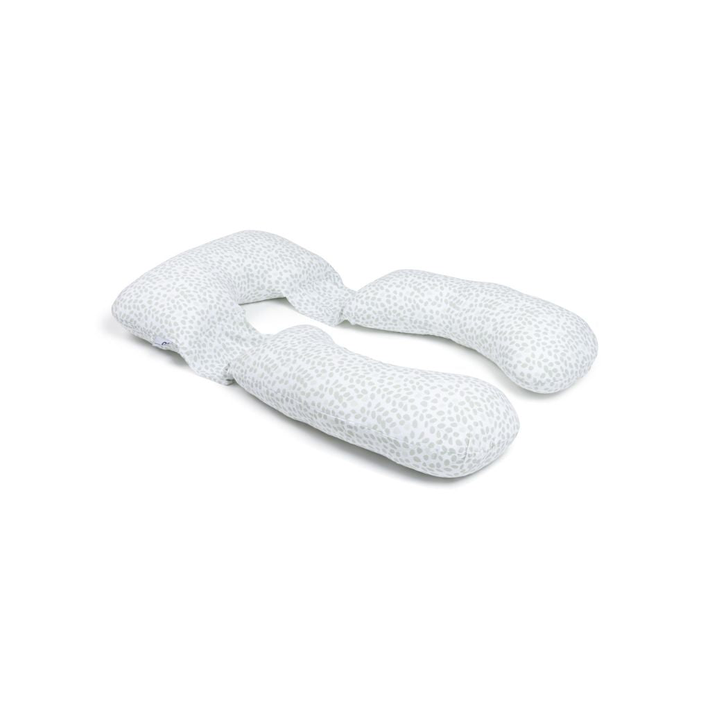 doomoo Coussin de positionnement et d'allaitement Maxxy Mini Leaves Green/blanc