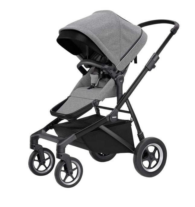 Thule 3-in-1 Wandelwagen Sleek Grey Melange On Black