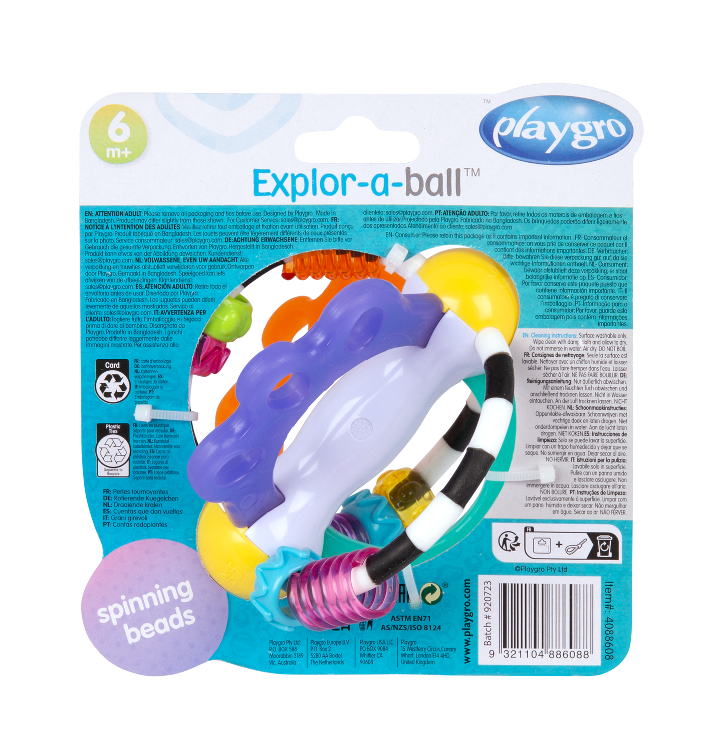 Playgro Bal Explor-a-Ball Refresh