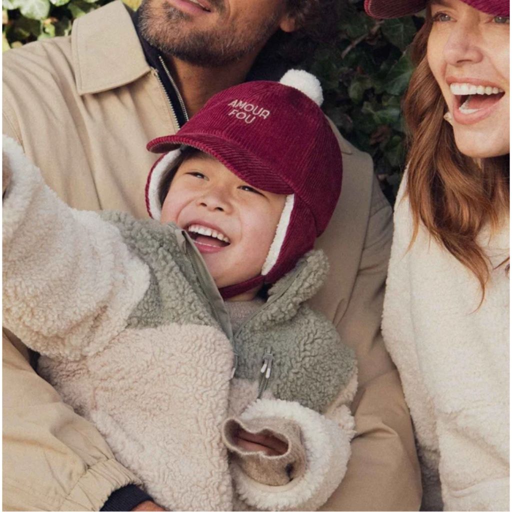 Chamaye Pet Met Oorbescherming Amour Fou Girl Burgundy