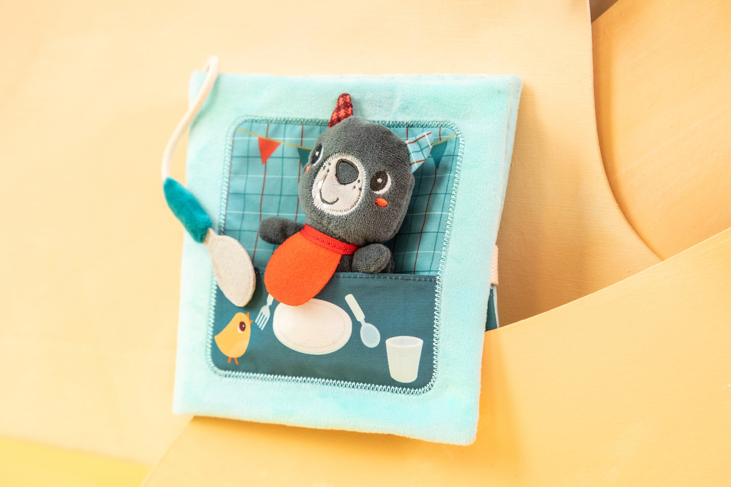 Lilliputiens Knuffelboekje "Smakelijk Louis"