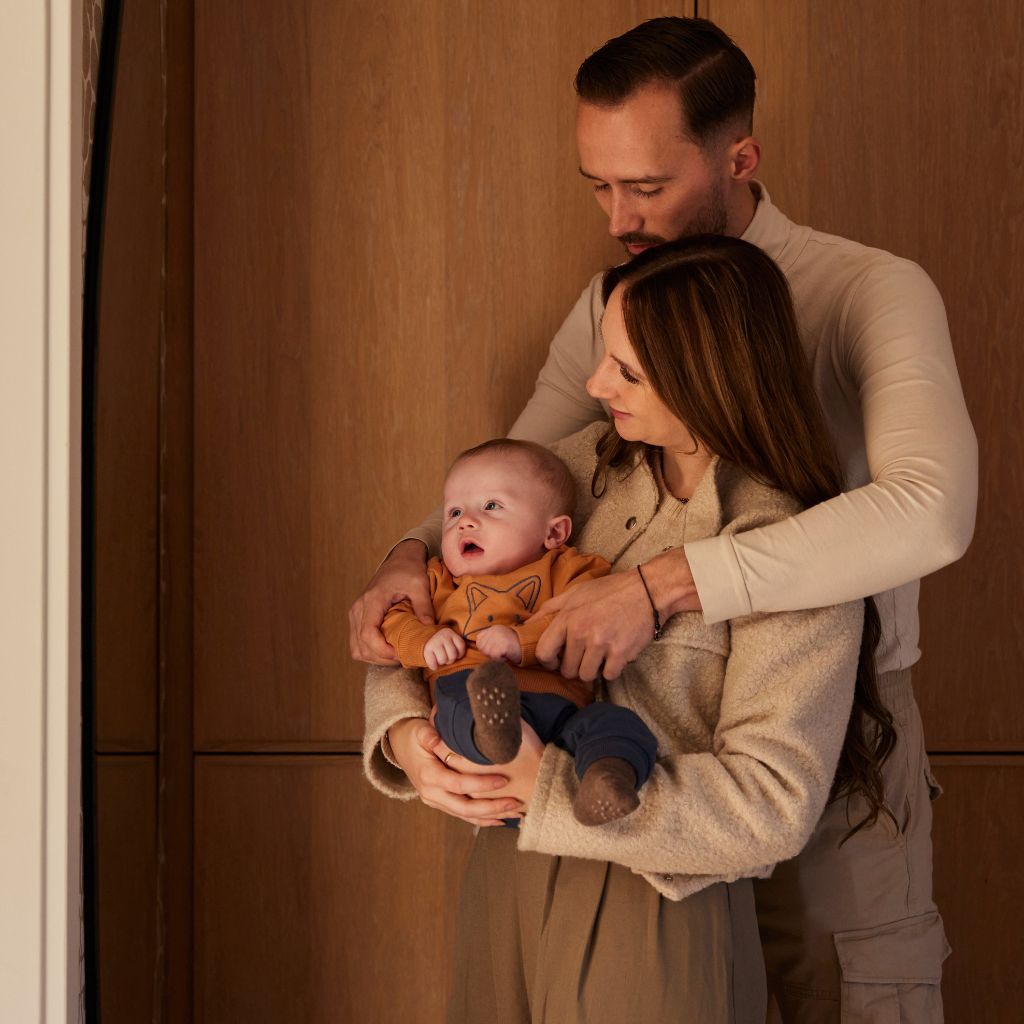 Dirkje Set 2-delig broek sweater Faded cognac jongen