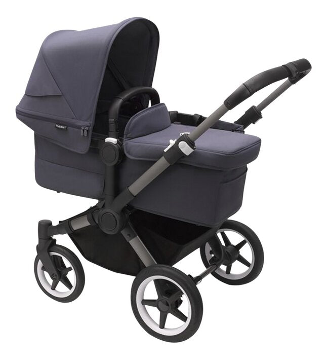 Bugaboo Poussette 3 en 1 Donkey 5 Graphite/Stormy Blue