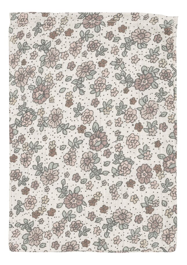 Jollein Gant de toilette Retro Flowers - 3 pièces