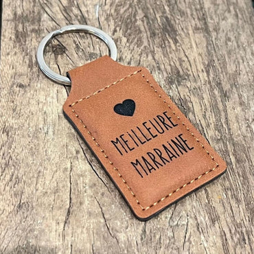 Dotti Sleutelhanger Leather Meilleure Marraine