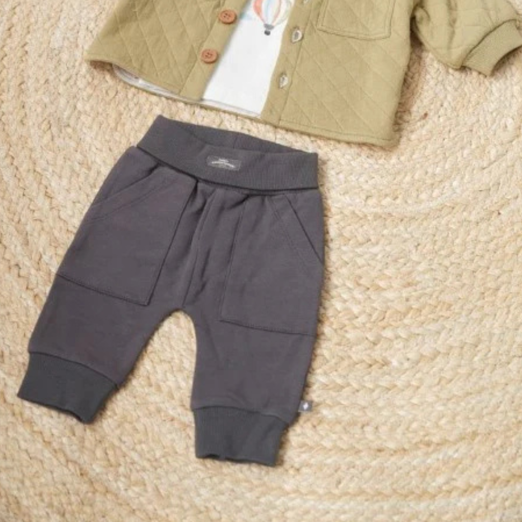 Feetje Broek - Mini Adventurer m 80 Anthracite Jongens