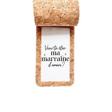 Minimou Fleshanger "Veux-tu être ma marraine d'amour?"