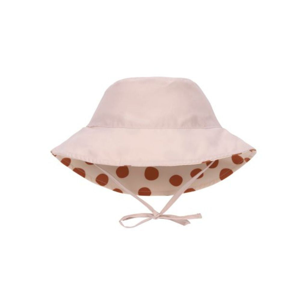 Zonnehoedje, Bucket Hat Dots Powder Pink, 3-6 maand, maat 43/45