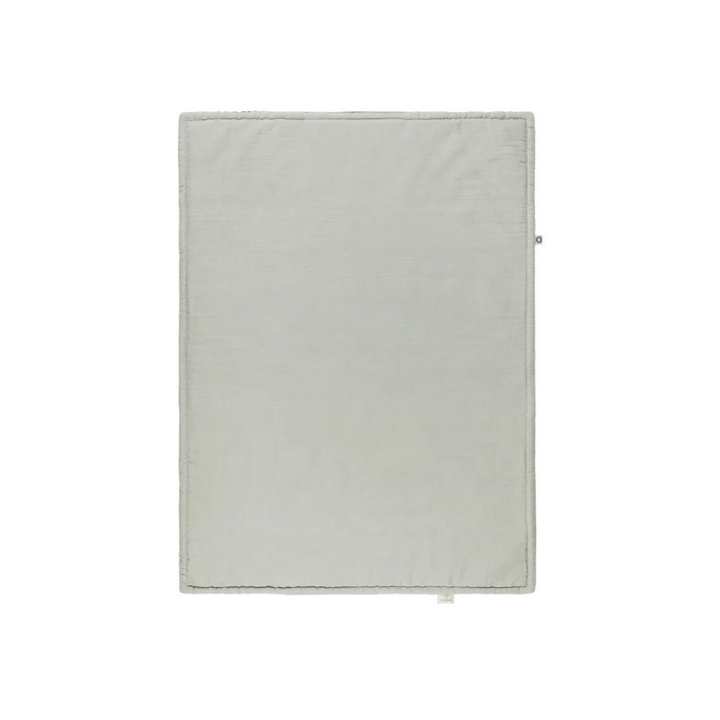 Deken voor wieg, Filled muslin reversible, 75x100 P072-Beetle groen