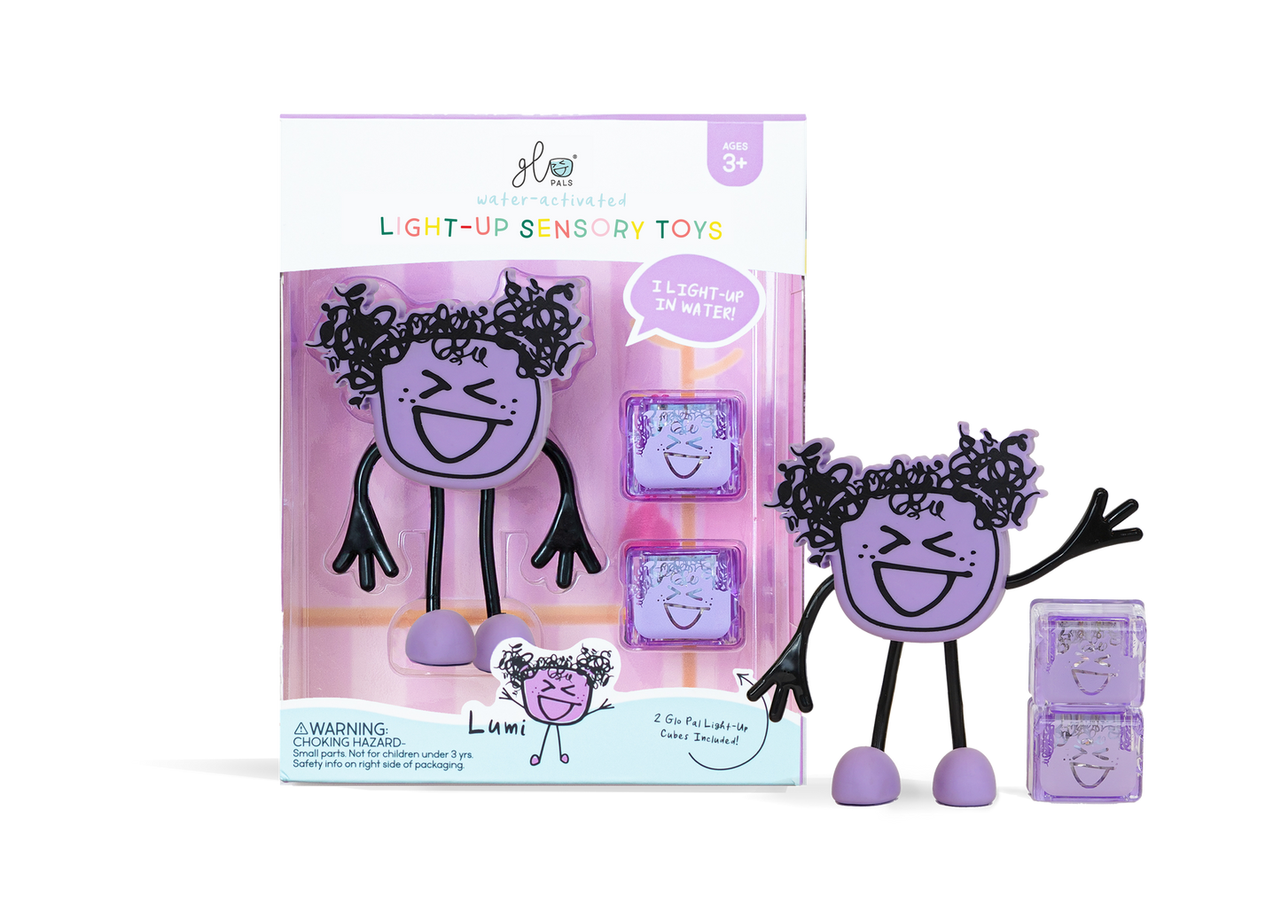 Glo Pals Jouet de bain Light-Up personnage Lumi