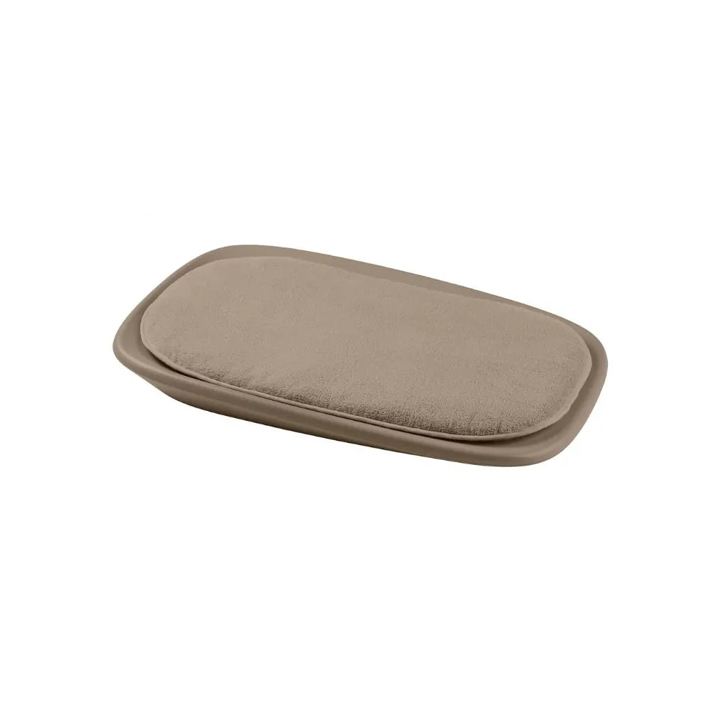 Nattou Matelas à langer Softy taupe + coussin réducteur taupe