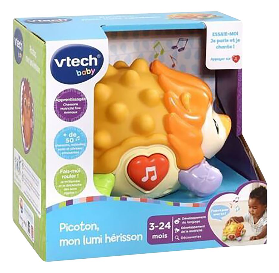 VTech Jouet d'activité Picoton, mon Lumi Hérisson FR