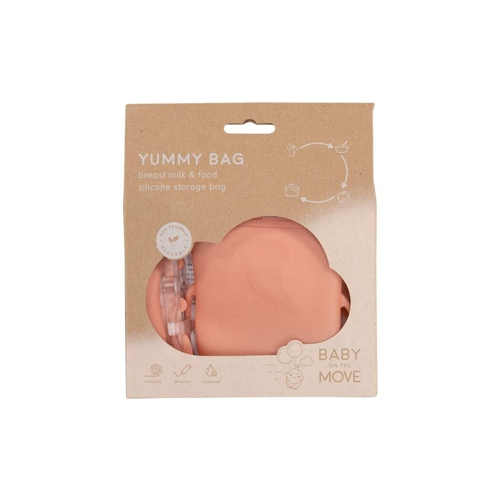 Baby on the Move Bewaarzakjes Yummy Bag Bloom 230 ml - 2 stuks