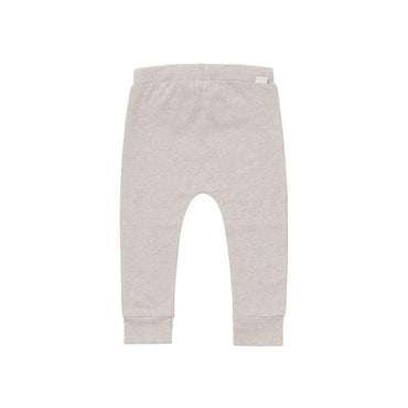 Broekje katoen met koord, Jersey loose Melissa, m 50, Taupe Melange, noppies uniseks