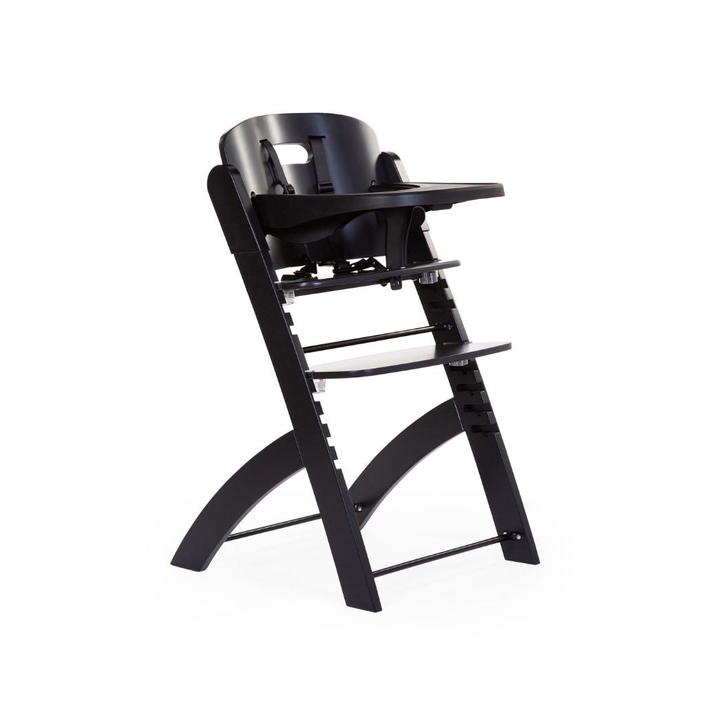 Childhome Eetstoel Evosit + eettablet Black