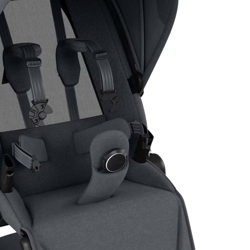 Maxi-Cosi Kinderwagen 4-in-1 Fame Twillic Graphite + draagmand + Autostoel Pebble 360 pro 2 + basis Familyfix 360 Pro