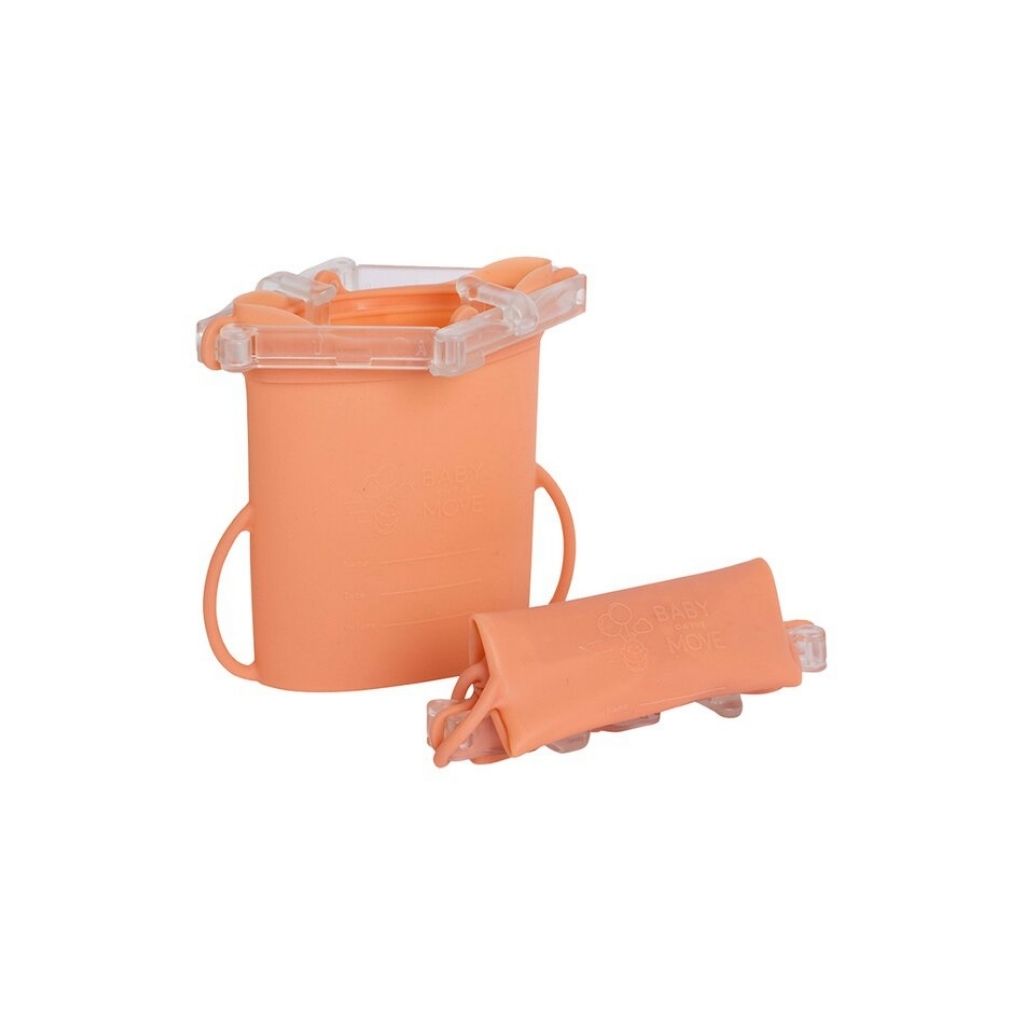 Baby on the Move Bewaarzakjes Yummy Bag Bloom 230 ml - 2 stuks