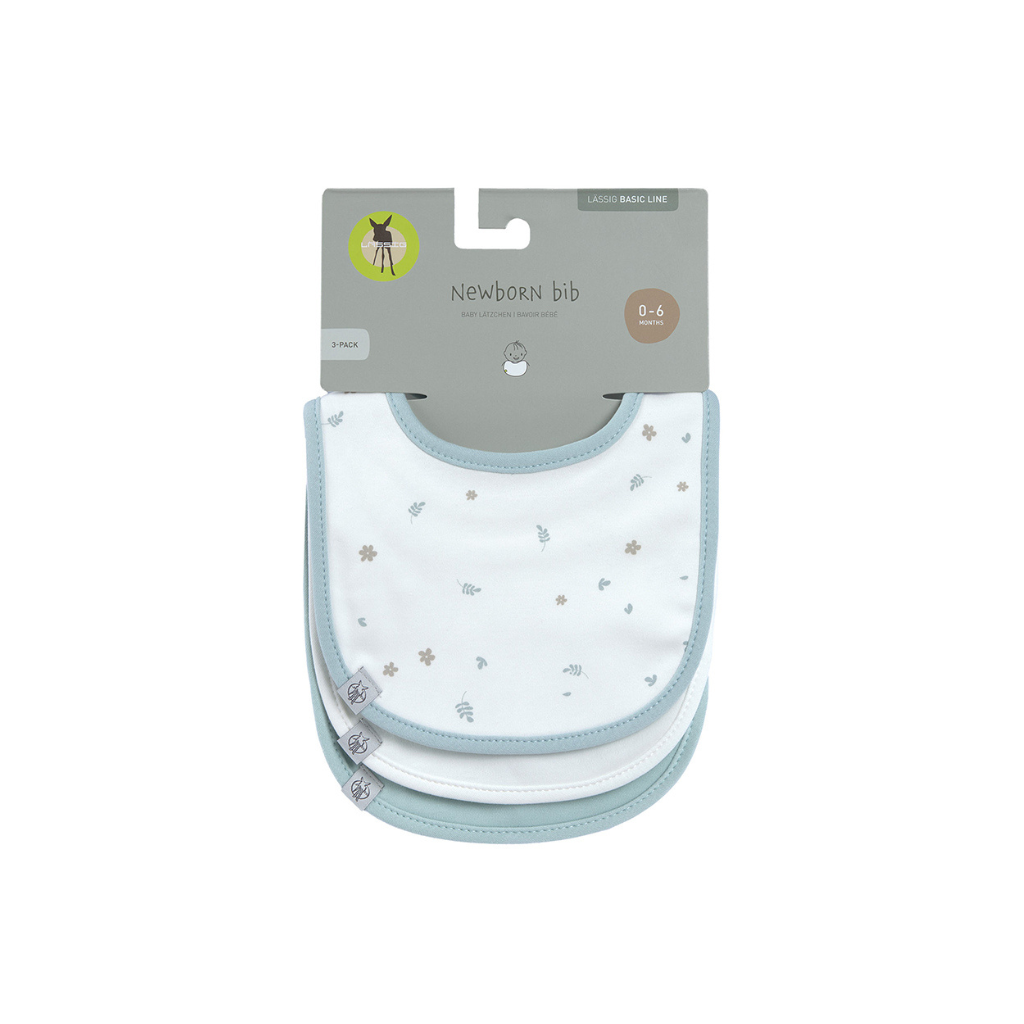 Slabbetjes floral per 3