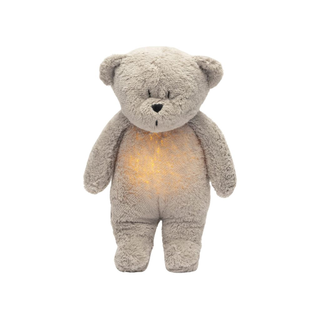 Knuffel met licht en geluid The Humming Bear Gray Natur 2.0